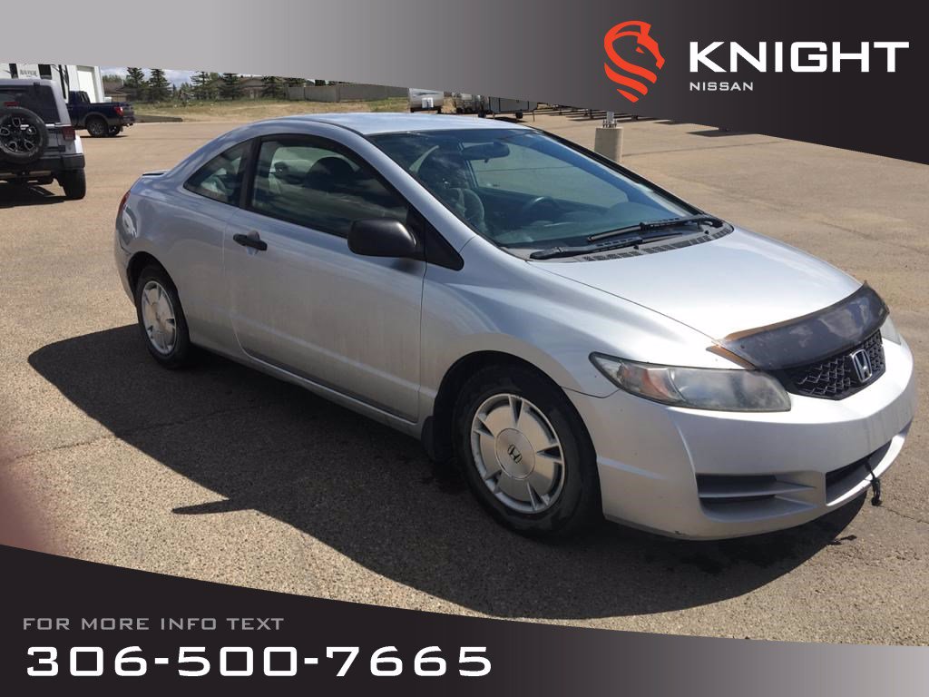 Certified Used 09 Honda Civic Cpe Dx G 2dr Car Near Moose Jaw 38a Knight Nissan